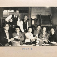 諏訪実業高校教師同僚の皆さんと。 代替テキスおです